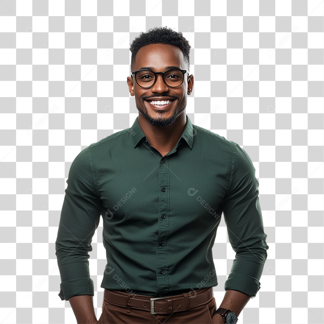 Homem Sorrindo PNG Transparente