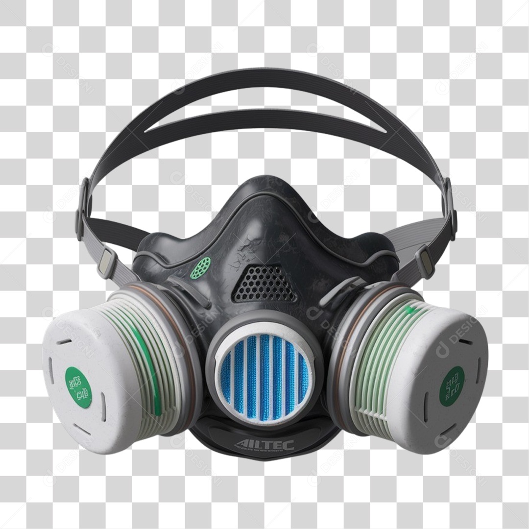 Máscara Respiratória PNG Transparente