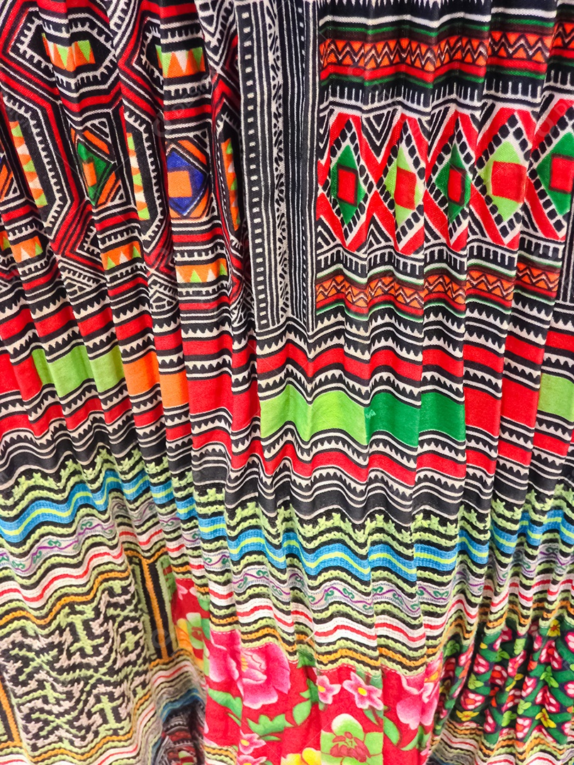 Xales de seda e tecidos da Tailândia