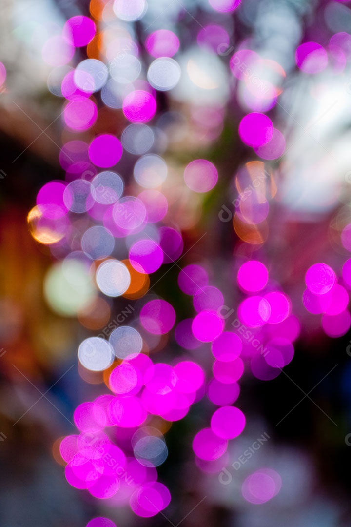 Desfoque de luzes bokeh