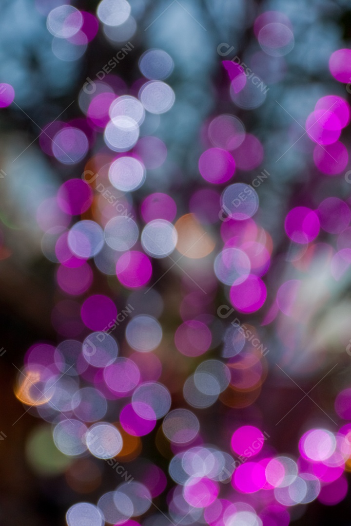 Desfoque de luzes bokeh