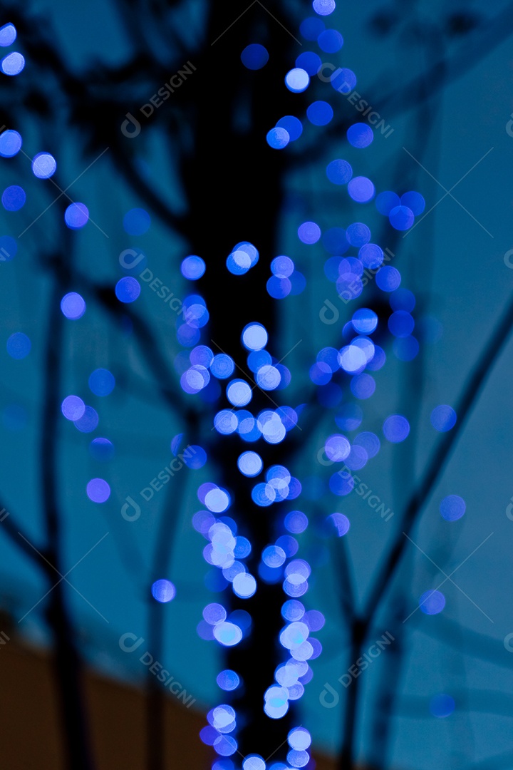 Desfoque de luzes bokeh