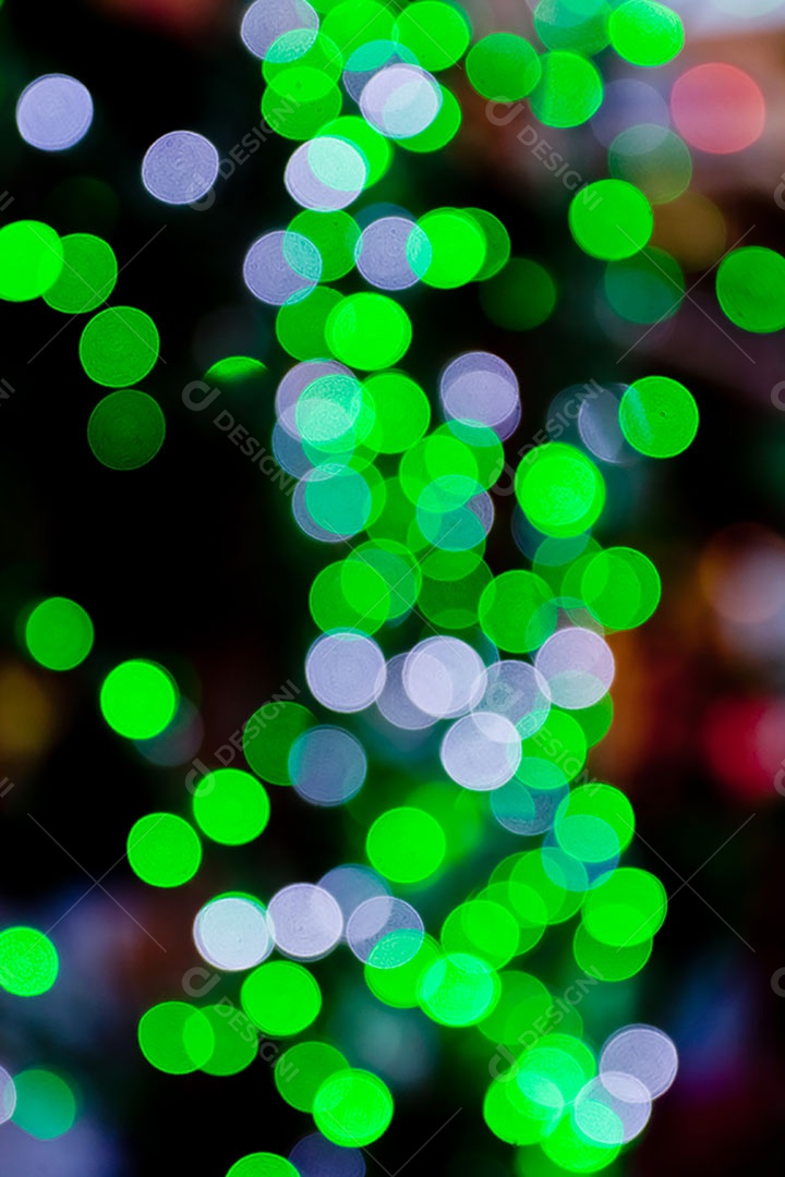 Desfoque de luzes bokeh