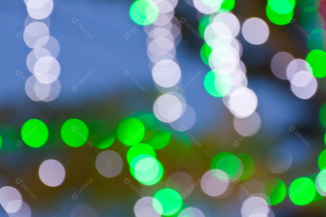 Desfoque de luzes bokeh
