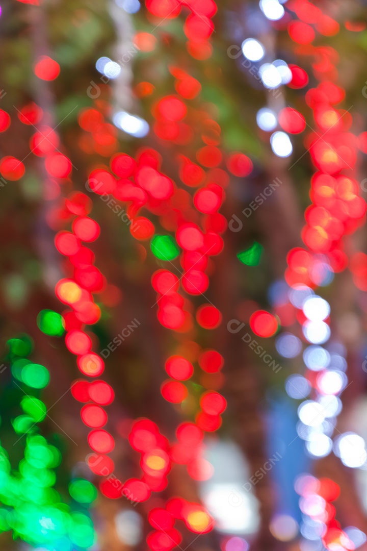 Desfoque de luzes bokeh