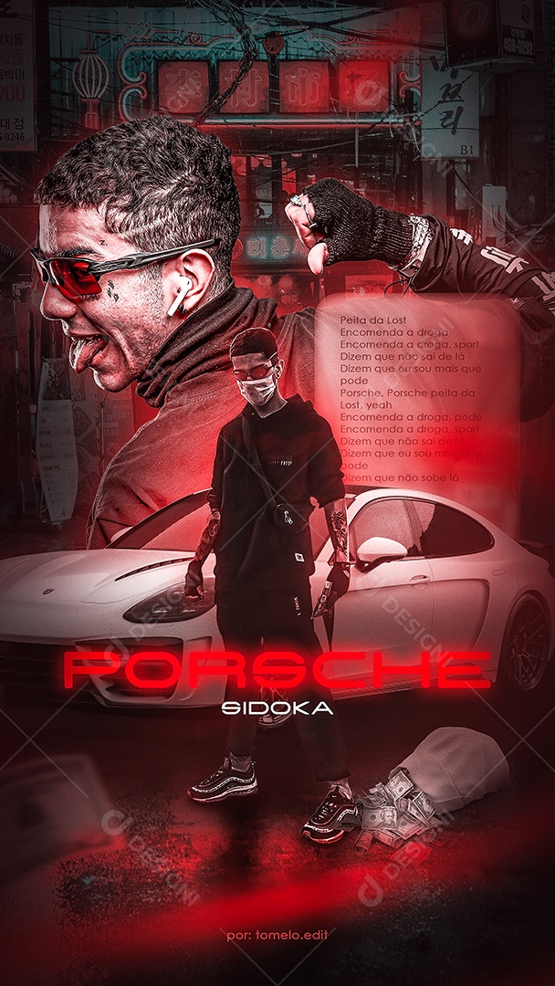 Story Fankeiro Porsche Social Media PSD Editável