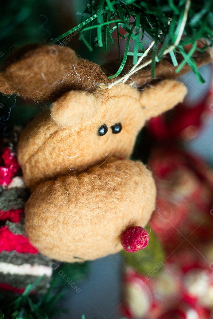 Enfeite em atmosfera de natal