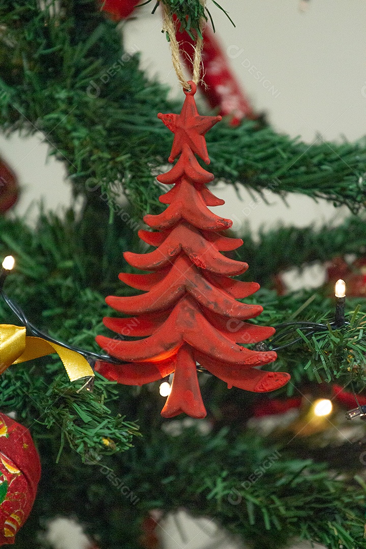 Enfeite em atmosfera de natal