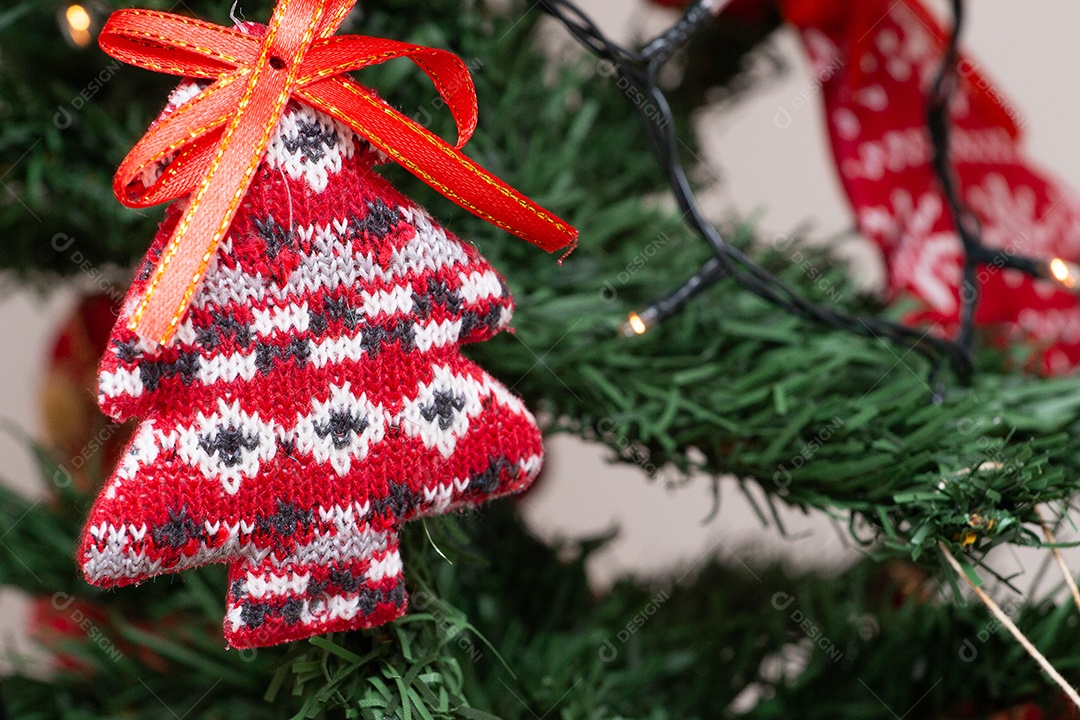 Enfeite em atmosfera de natal