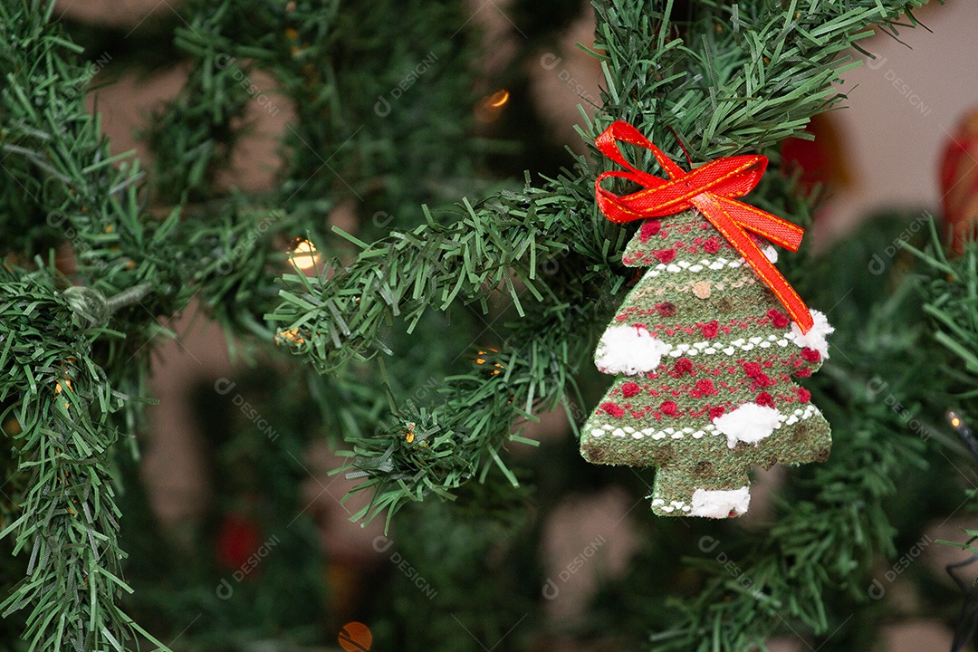 Enfeite em atmosfera de natal