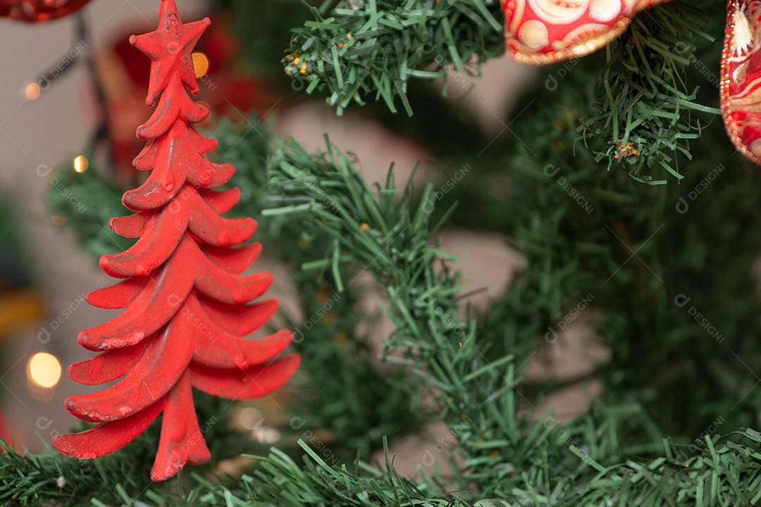 Enfeite em atmosfera de natal