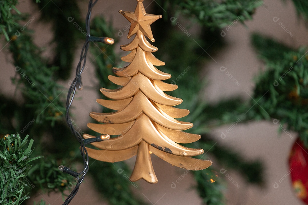 Enfeite em atmosfera de natal