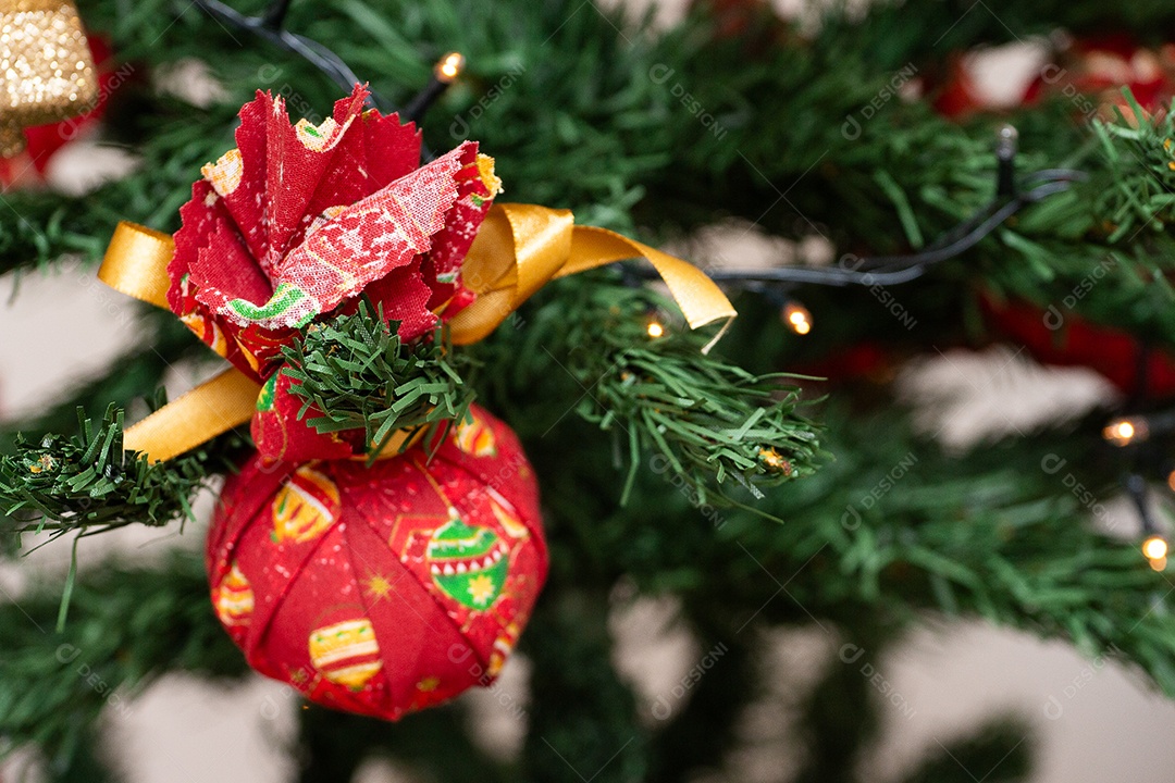 Enfeite em atmosfera de natal