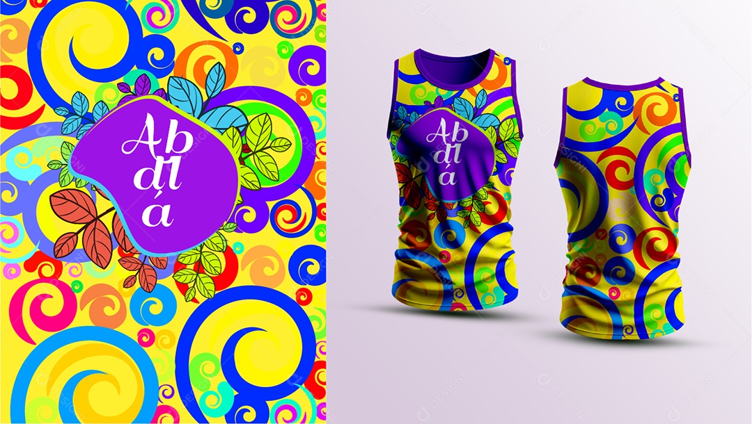 Modelo de Abadá de Carnaval Vetor EPS