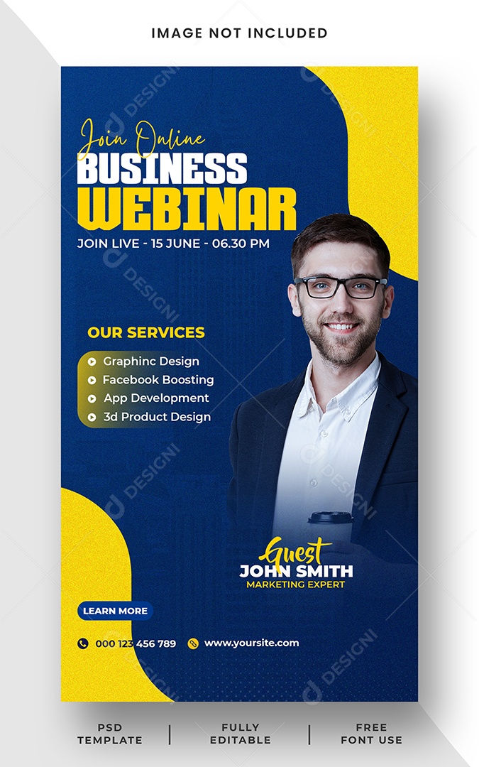 Story Melhor Serviço de Marketing Agência Social Media PSD Editável