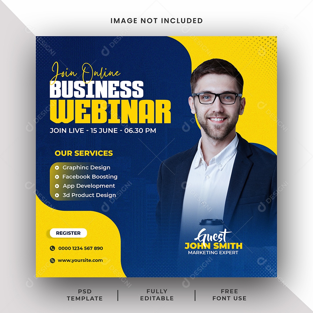 Feed Marketing Digital Agência Social Media PSD Editável