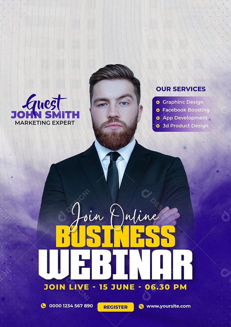 Agencia Marketing Digital Criativa Social Media PSD Editável