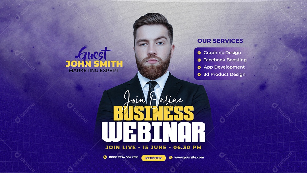 Agencia Marketing Digital Criativa Social Media PSD Editável