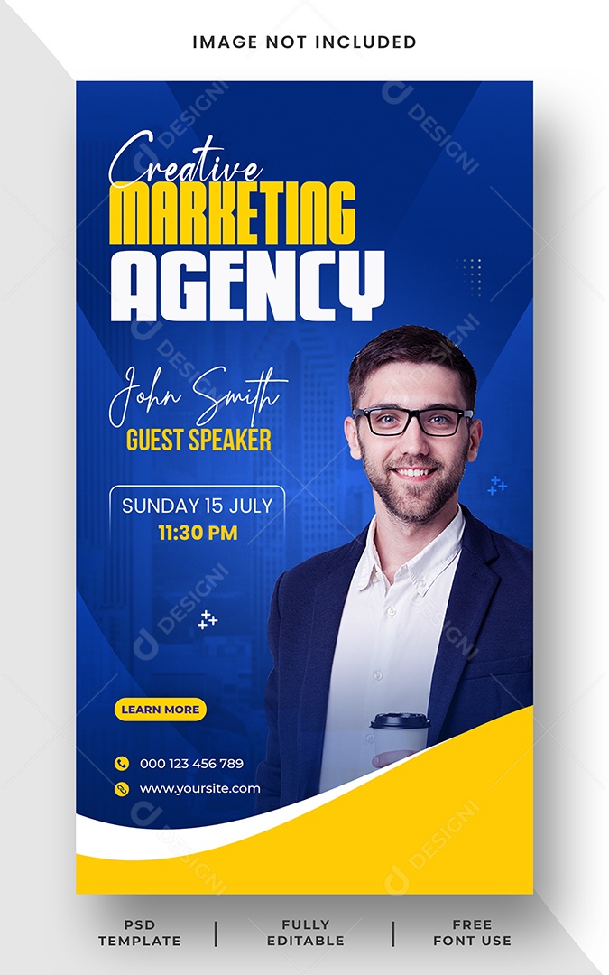 Story Agencia Marketing Digital Criativa Social Media PSD Editável