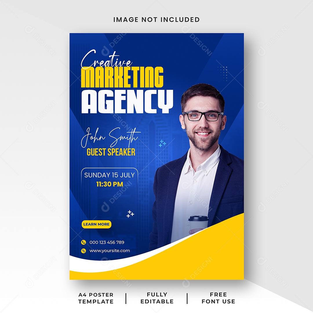 Feed Agencia Marketing Digital Criativa Social Media PSD Editável