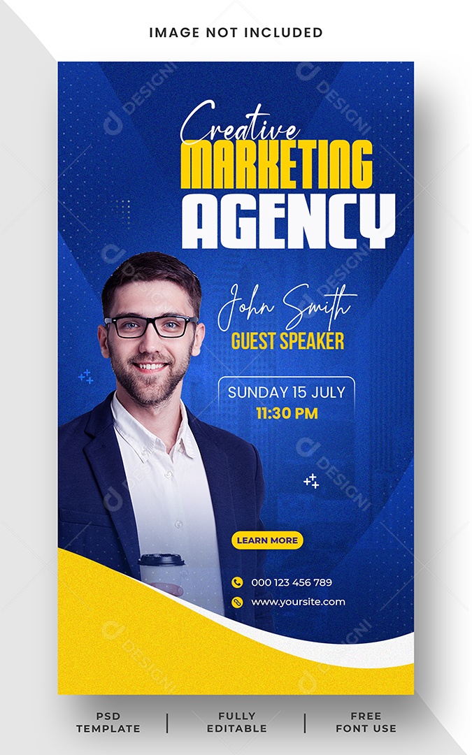 Story Agencia Marketing Digital Criativa Social Media PSD Editável