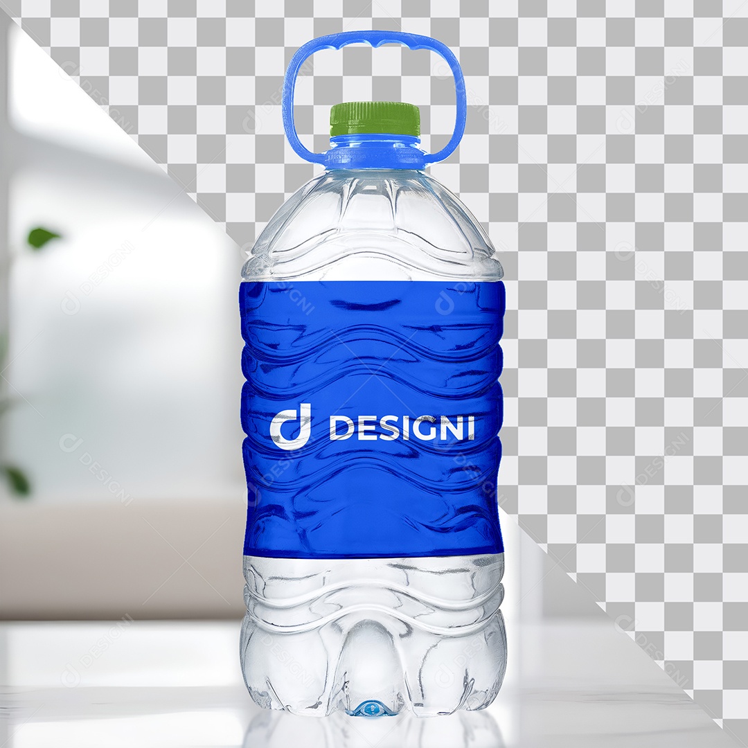 Mockup de Garrafa de Água 5L PSD Editável
