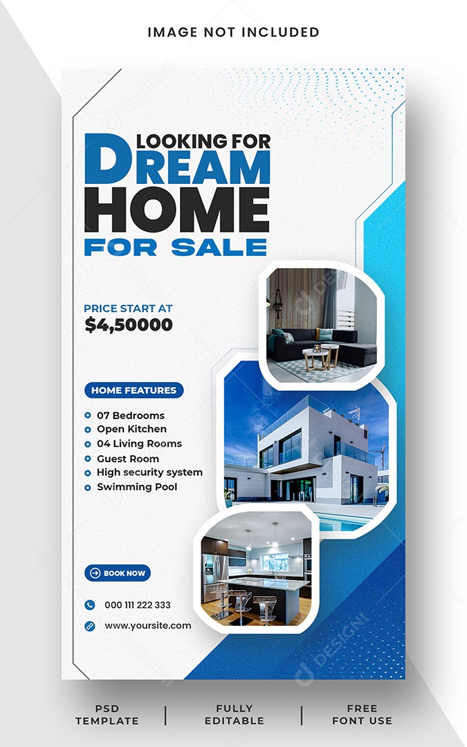 Story Clínica Médica Sua Saúde é Nossa Prioridade Social Media PSD Editável