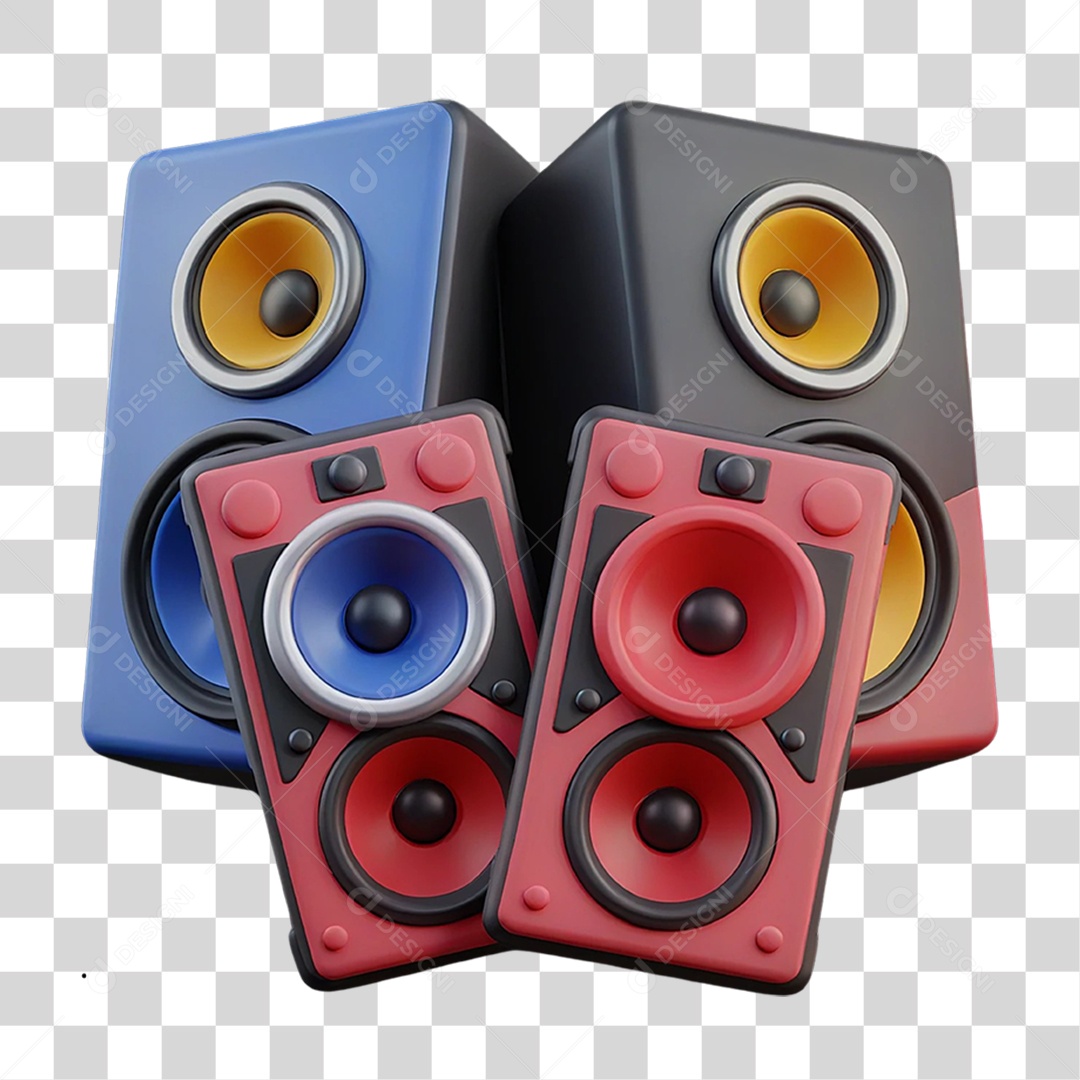 Caixas de Som Alto-falantes  PNG Transparente