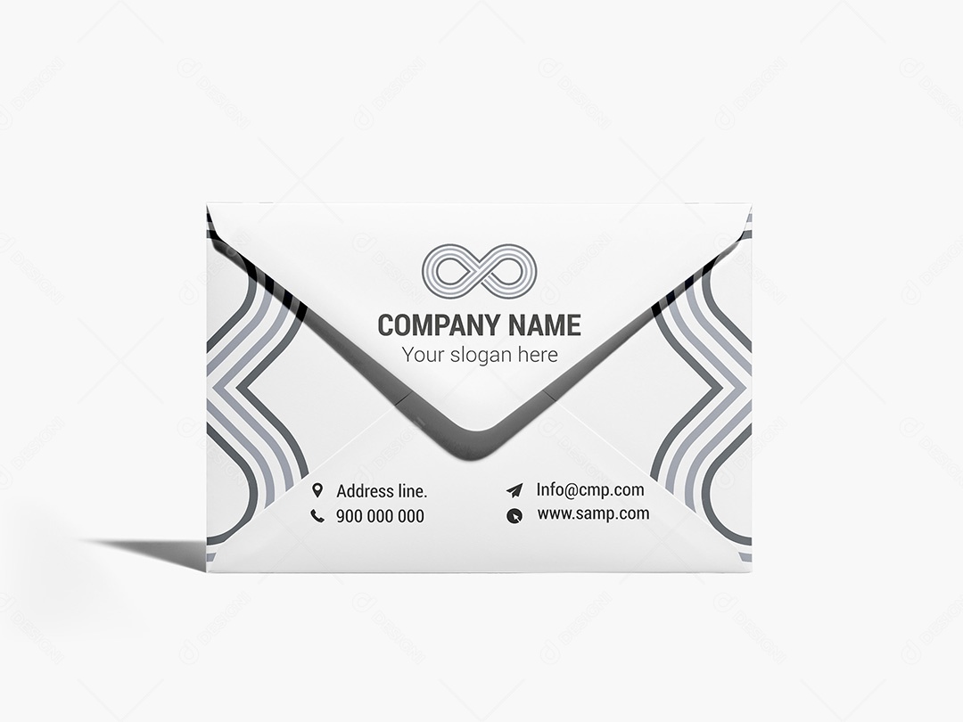 Envelope Mockup PSD Editável