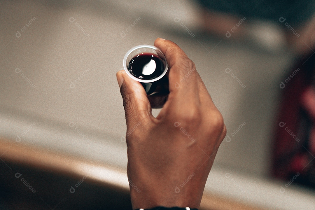 Santa ceia na igreja