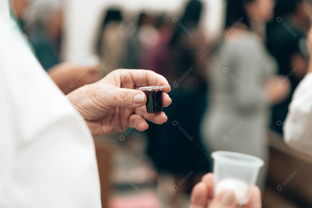 Santa ceia na igreja