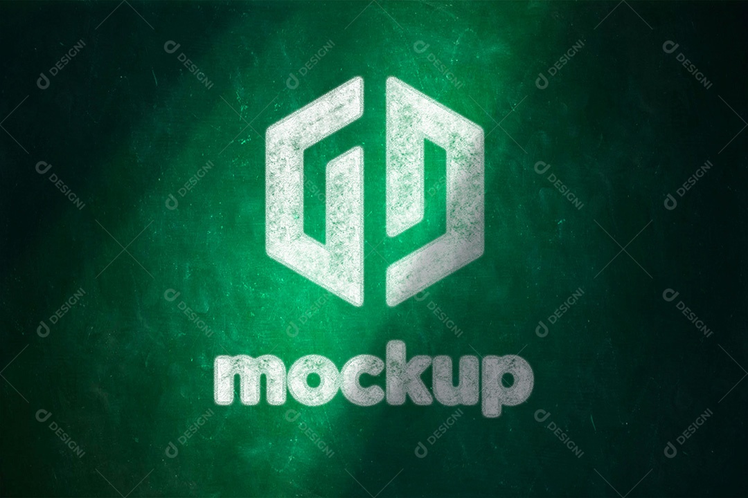 Modelo de Logo Mockup PSD Editável