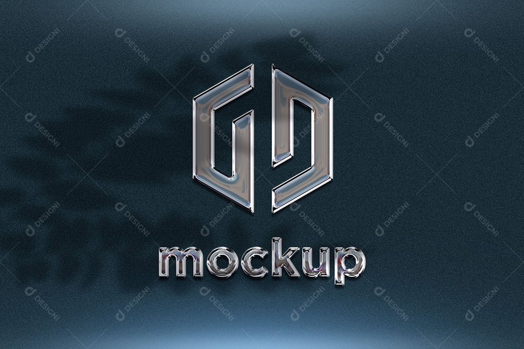 Modelo de Logo Mockup PSD Editável