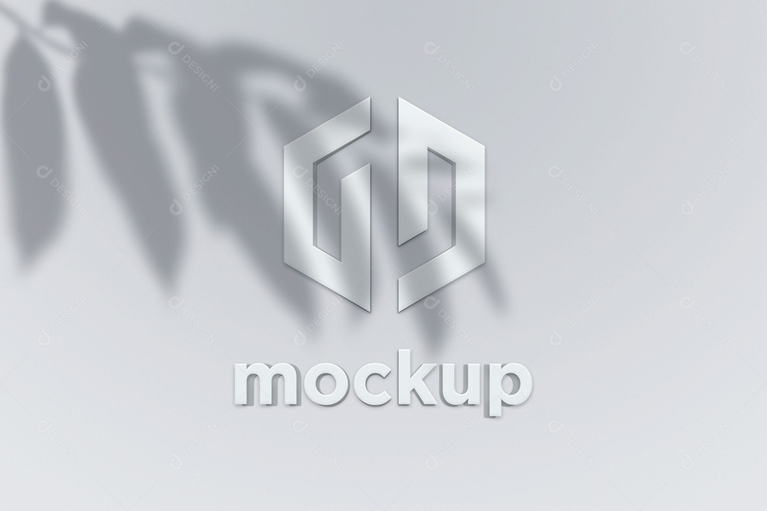 Modelo de Logo Mockup PSD Editável