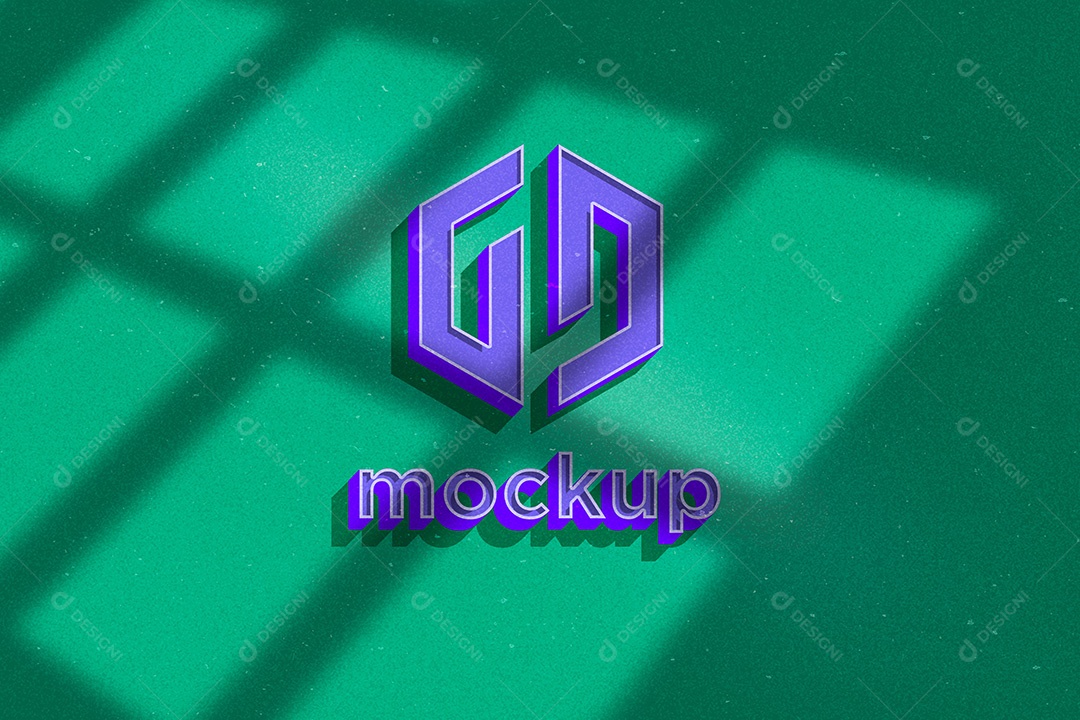 Modelo de Logo Mockup PSD Editável