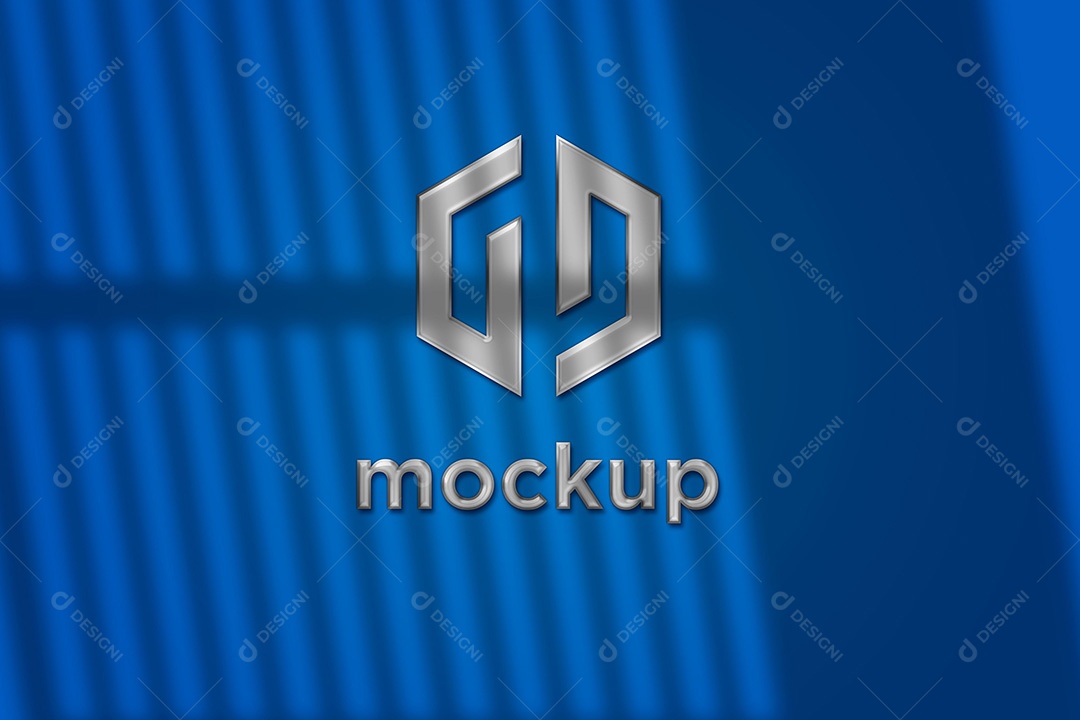 Modelo de Logo Mockup PSD Editável