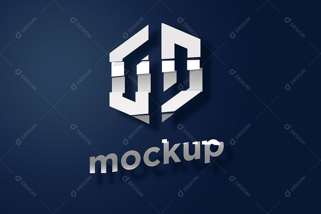Modelo de Logo Mockup PSD Editável