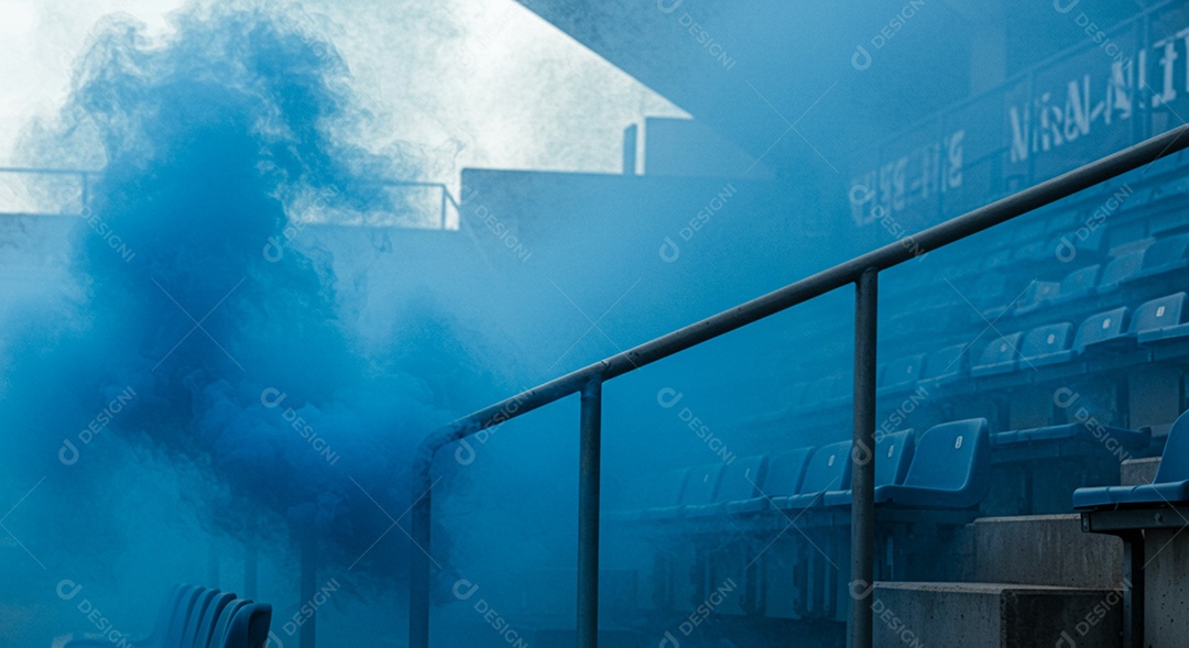 Imagem de estádio para composição de artes gráficas esportivas