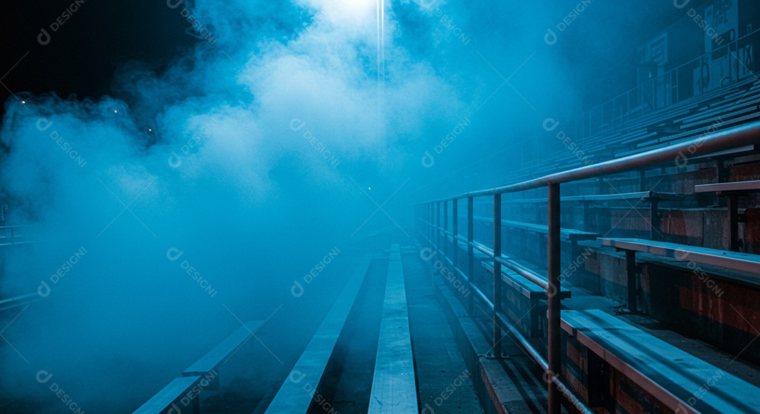 Imagem de estádio para composição de artes gráficas esportivas