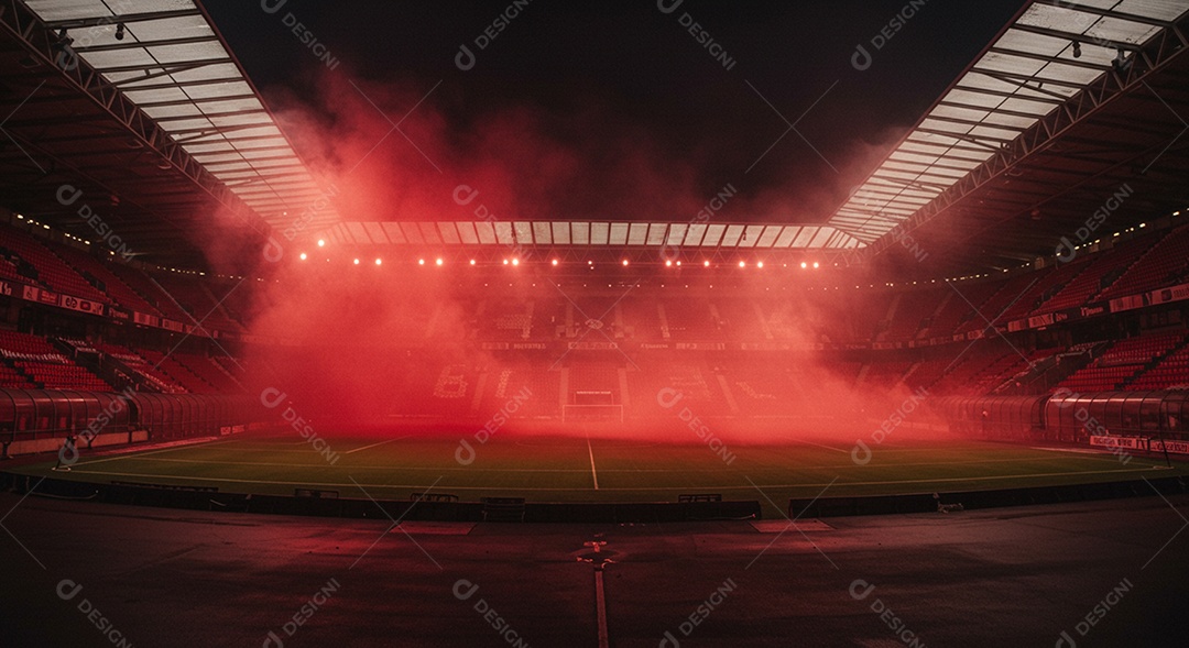Imagem de estádio para composição de artes gráficas esportivas