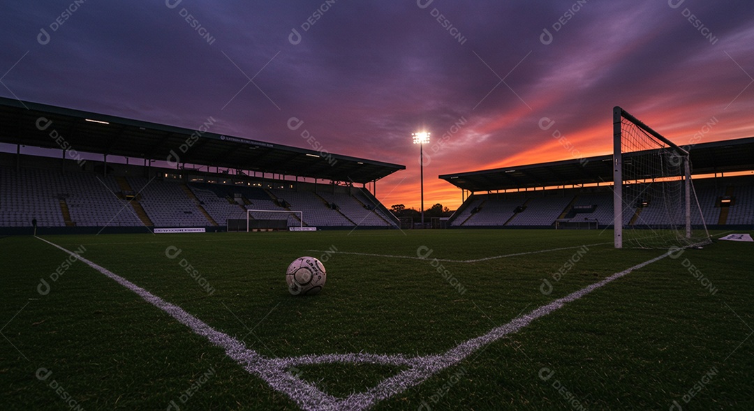 Imagem de estádio para composição de artes gráficas esportivas