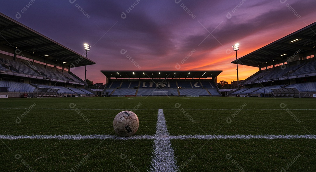 Imagem de estádio para composição de artes gráficas esportivas