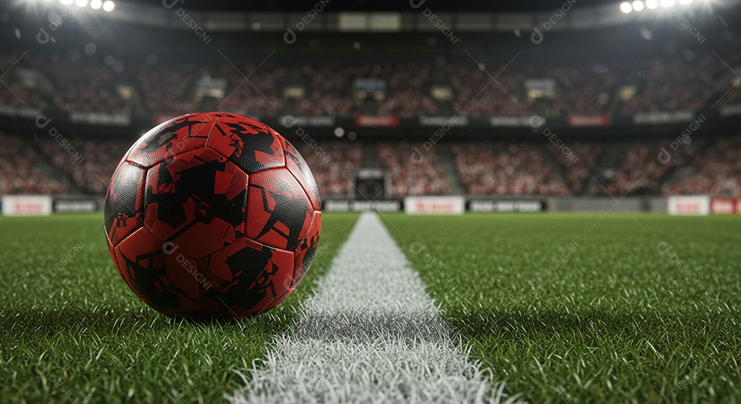 Imagem de estádio para composição de artes gráficas esportivas