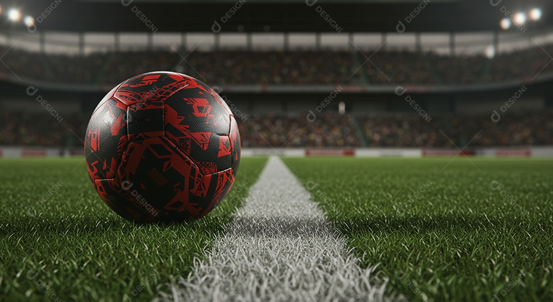 Imagem de estádio para composição de artes gráficas esportivas