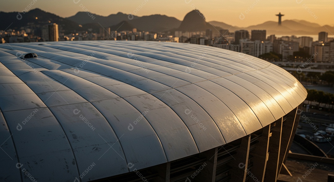 Imagem de Estádio para Composição de Artes Gráficas Esportivas