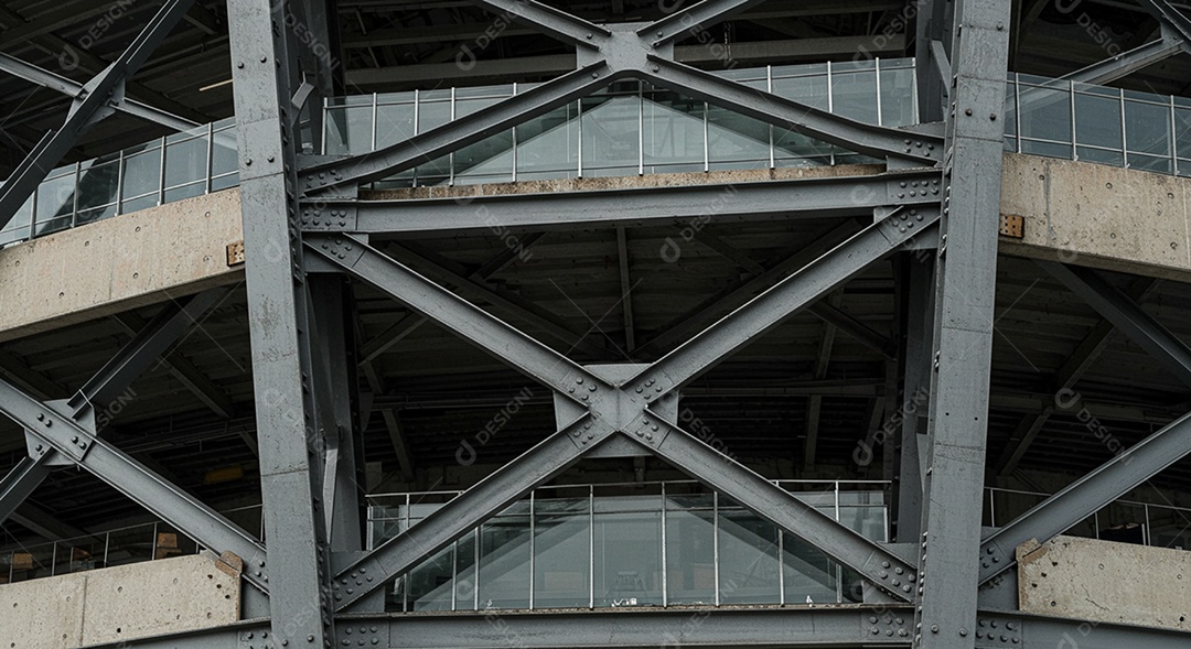 Estádio para composição de artes gráficas esportivas