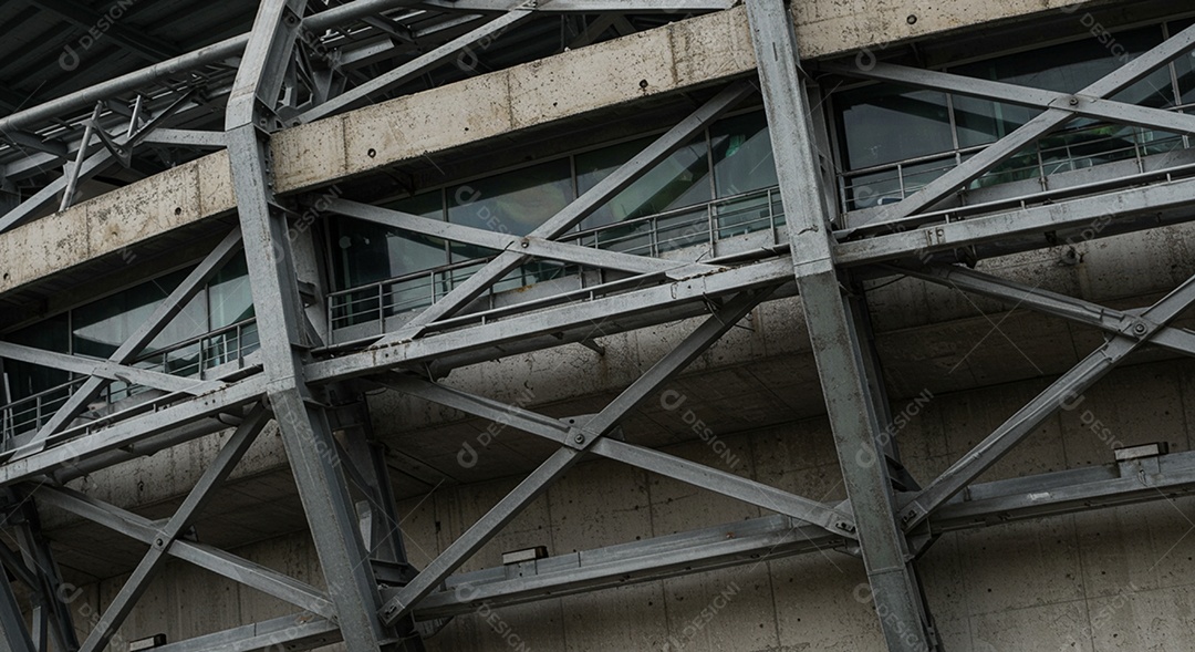 Imagem de estádio para composição de artes gráficas esportivas