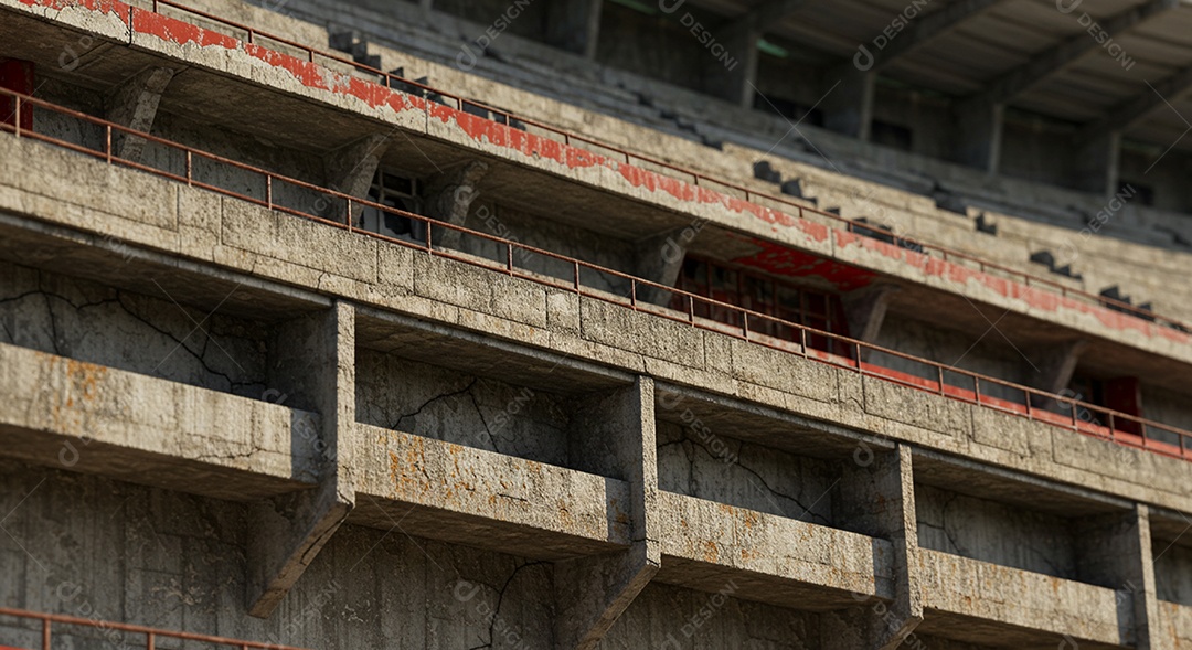Imagem de estádio para composição de artes gráficas esportivas