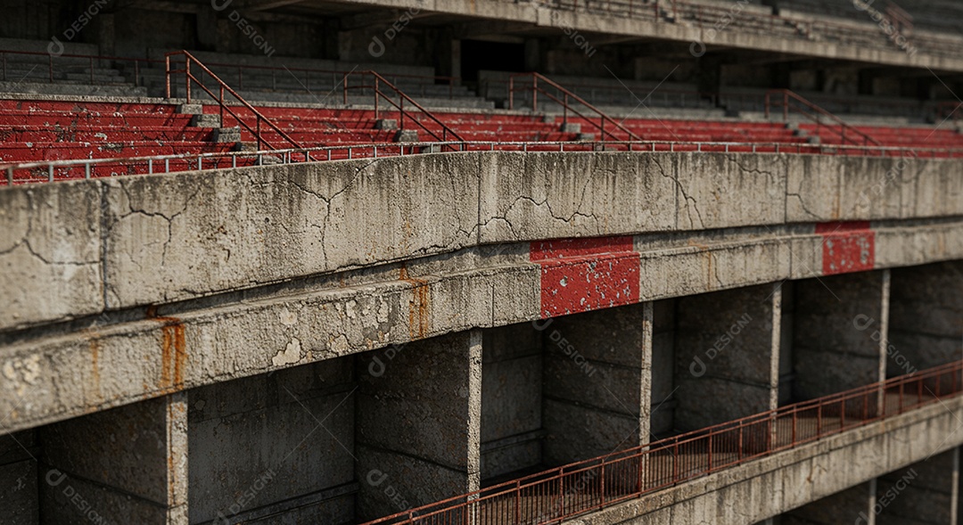Imagem de estádio para composição de artes gráficas esportivas