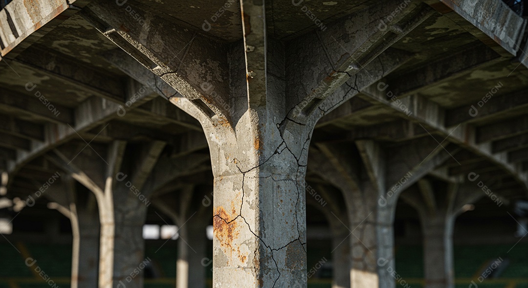 Imagem de estádio para composição de artes gráficas esportivas